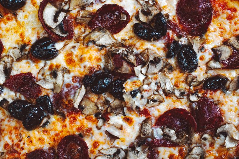 Classic Margherita pizza from Pizza inn