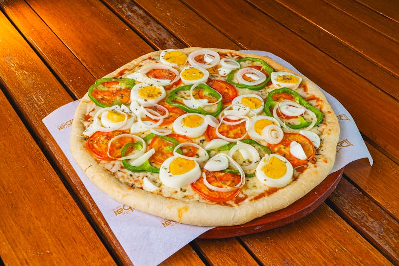BBQ Chicken pizza from Pizza inn